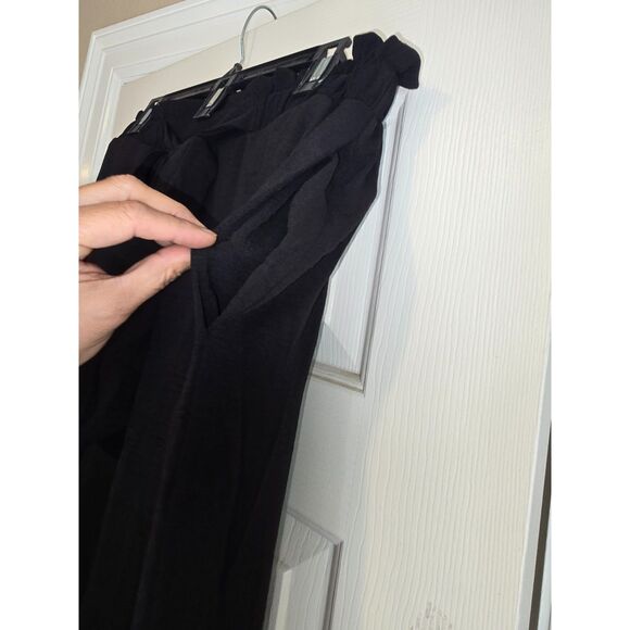 NWT Simplee Plus Elegant Split Leg Belted Flowy Wide Leg Pants Size 1XL - Picture 6 of 13